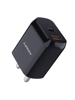 Ambrane - RAAP H11 20W Dual Output Fast Charger/Adapter Black